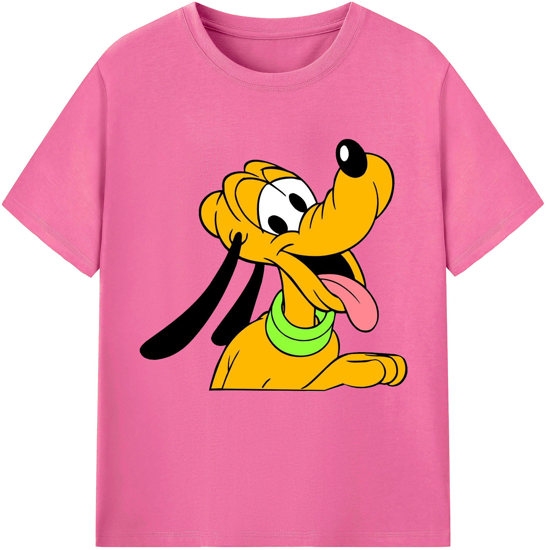（画像用） ミッキーマウス Mickey Mouse レディースカジュアルプリントTシャツ（綿100％）